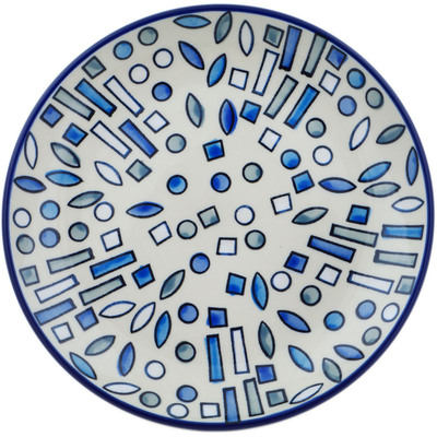 Polish Pottery Dessert Plate Inspired UNIKAT