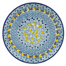 Polish Pottery Dessert Plate Lemon Season