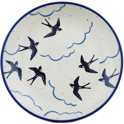 Polish Pottery Dessert Plate Look Up