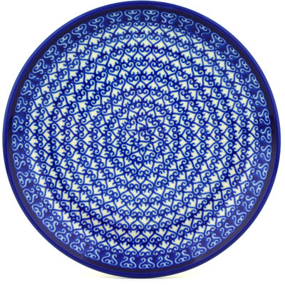 Polish Pottery Dessert Plate Lovely Heart