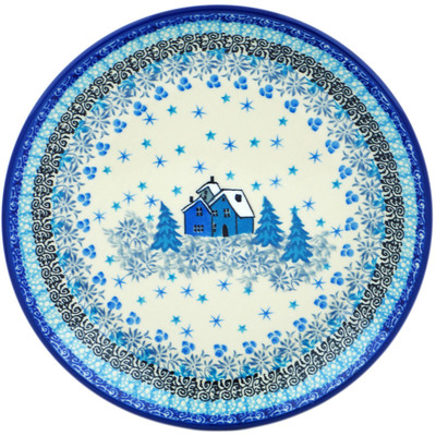 Polish Pottery Dessert Plate Magical Night UNIKAT