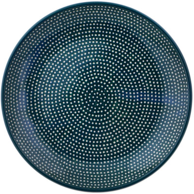 Polish Pottery Dessert Plate Midnight Forest UNIKAT