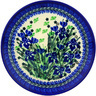 Polish Pottery Dessert Plate Midnight Iris UNIKAT