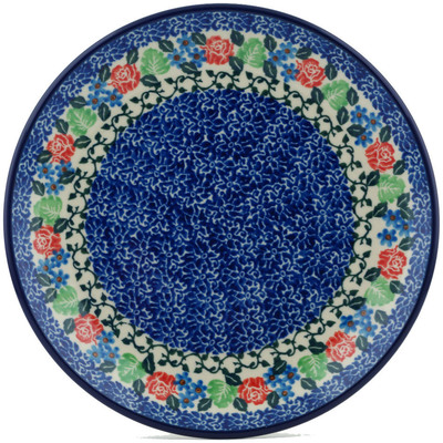 Polish Pottery Dessert Plate Obsessive Spring