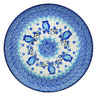 Polish Pottery Dessert Plate Owl Kingdom UNIKAT