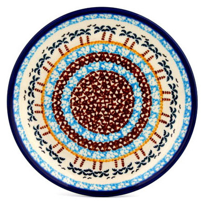 Polish Pottery Dessert Plate Palm Tree Paradise