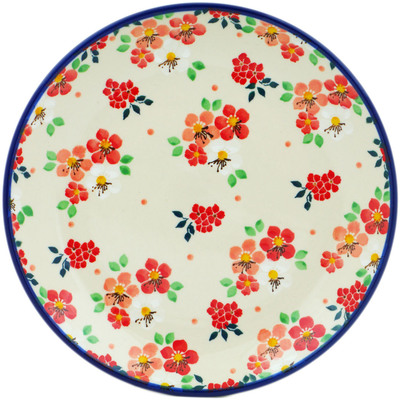 Polish Pottery Dessert Plate Pink Divinity UNIKAT