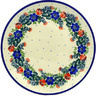 Polish Pottery Dessert Plate Polish Wreath