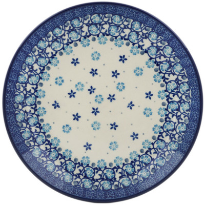 Polish Pottery Dessert Plate Rhapsody In Blue