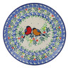Polish Pottery Dessert Plate Robin &amp; Wren UNIKAT