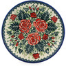 Polish Pottery Dessert Plate Rose Princess UNIKAT