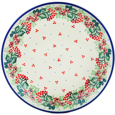 Polish Pottery Dessert Plate Rowan Beauty
