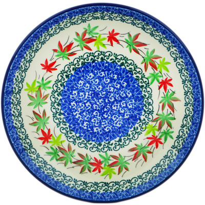 Polish Pottery Dessert Plate Royal Fall UNIKAT