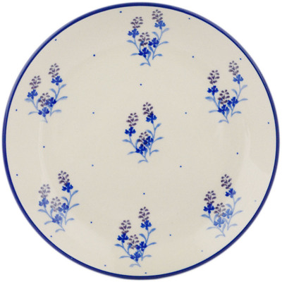 Polish Pottery Dessert Plate Scattered Locoweed
