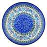 Polish Pottery Dessert Plate Sevenleaf Creeper