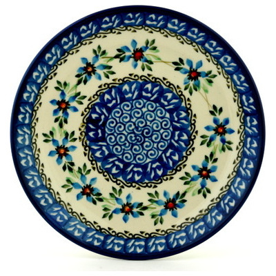 Polish Pottery Dessert Plate Shady Spring