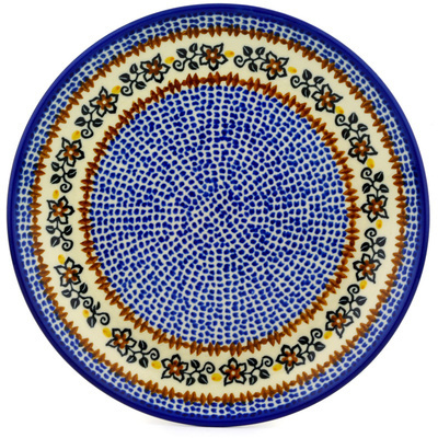 Polish Pottery Dessert Plate Southern Trail