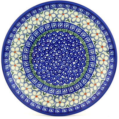 Polish Pottery Dessert Plate Spanish Shores