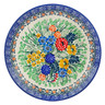 Polish Pottery Dessert Plate Splendid May UNIKAT