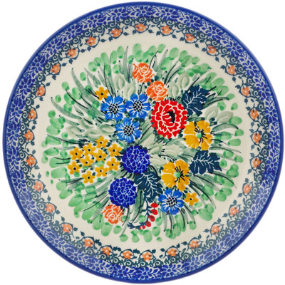 Polish Pottery Dessert Plate Splendid May UNIKAT