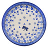 Polish Pottery Dessert Plate Spring Dragonfly