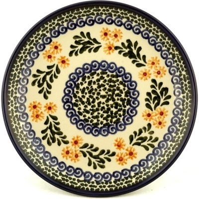 Polish Pottery Dessert Plate Summer Day