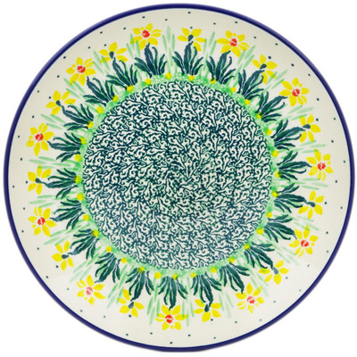 Polish Pottery Dessert Plate Summer Meadow