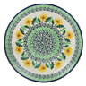 Polish Pottery Dessert Plate Sunflower Sunshine