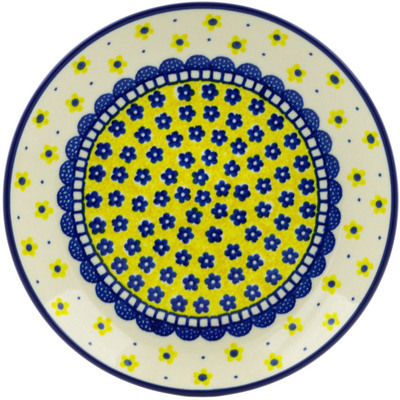 Polish Pottery Dessert Plate Sunshine