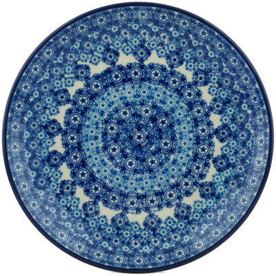 Polish Pottery Dessert Plate Superb Stars UNIKAT