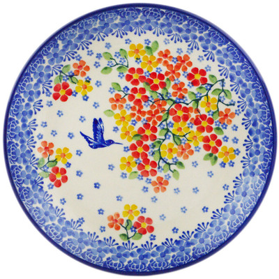 Polish Pottery Dessert Plate Sweet Spring Sights UNIKAT