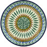 Polish Pottery Dessert Plate Tuscan Countryside