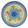 Polish Pottery Dessert Plate UNIKAT