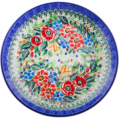 Polish Pottery Dessert Plate UNIKAT