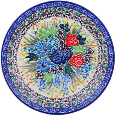 Polish Pottery Dessert Plate UNIKAT