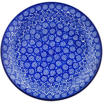 Polish Pottery Dessert Plate Wagon Wheel