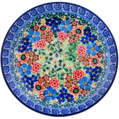 Polish Pottery Dessert Plate What A Wonderful Life UNIKAT