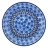 Polish Pottery Dessert Plate Wild Flower UNIKAT
