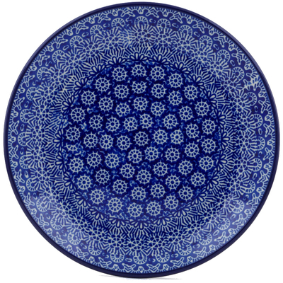 Polish Pottery Dessert Plate Winter Frost