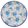 Polish Pottery Dessert Plate Winter Wonderland
