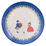 Polish Pottery Dinner Plate 10&frac12;-inch A Perfect Pair UNIKAT