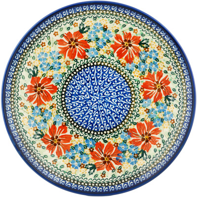 Polish Pottery Dinner Plate 10&frac12;-inch Abundant Fall UNIKAT