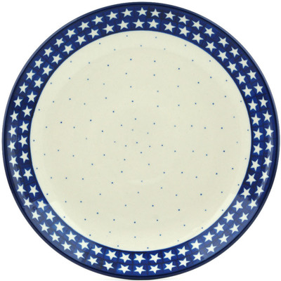 Polish Pottery Dinner Plate 10&frac12;-inch American Stars