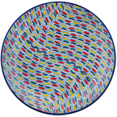 Polish Pottery Dinner Plate 10&frac12;-inch Arcade UNIKAT