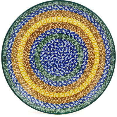 Polish Pottery Dinner Plate 10&frac12;-inch Athens