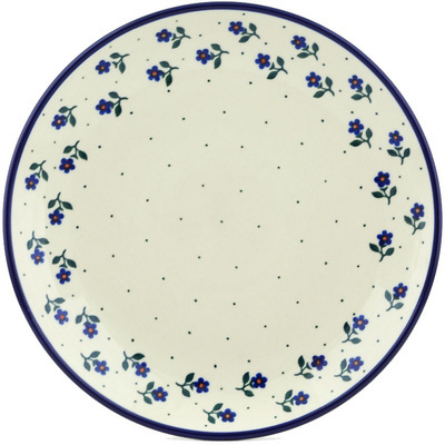 Polish Pottery Dinner Plate 10&frac12;-inch Auntie Em Sapphire