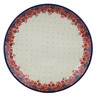 Polish Pottery Dinner Plate 10&frac12;-inch Autumn Space UNIKAT