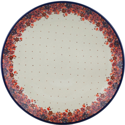 Polish Pottery Dinner Plate 10&frac12;-inch Autumn Space UNIKAT