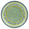 Polish Pottery Dinner Plate 10&frac12;-inch Autumn Weatfields