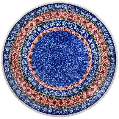 Polish Pottery Dinner Plate 10&frac12;-inch Aztec Night